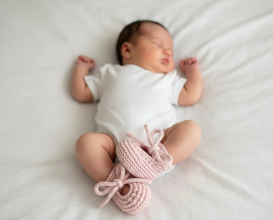 Patucos con cierre de lazada